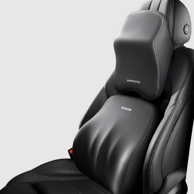 Ergonomic Car Seat Support Cushion for Neck and Back While Driving