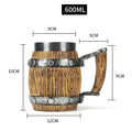 Avtoit | 3D Viking-Style Wooden Mug