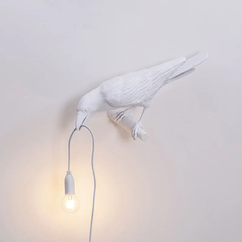 Avtoit | Modern Lucky Bird Table Lamp – Creative Resin Animal Design for Bedroom and Living Room