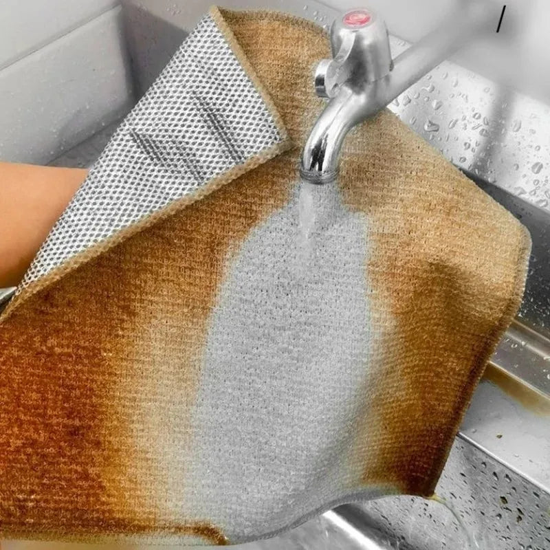 Avtoit | Silver Wire Double-Sided Ultra-Absorbent Design Cleaning Cloth