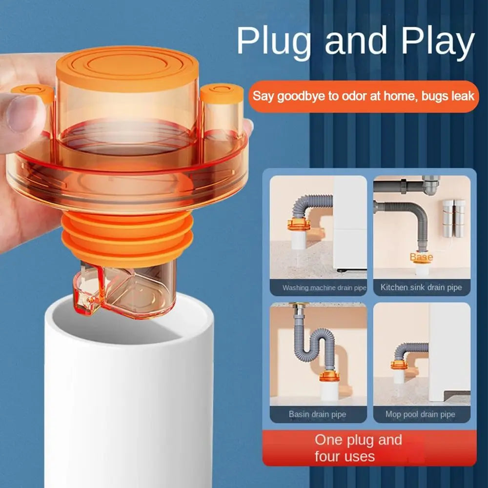Avtoit | Odor Prevention Automatic Drainage Pipe Adapter Drainer