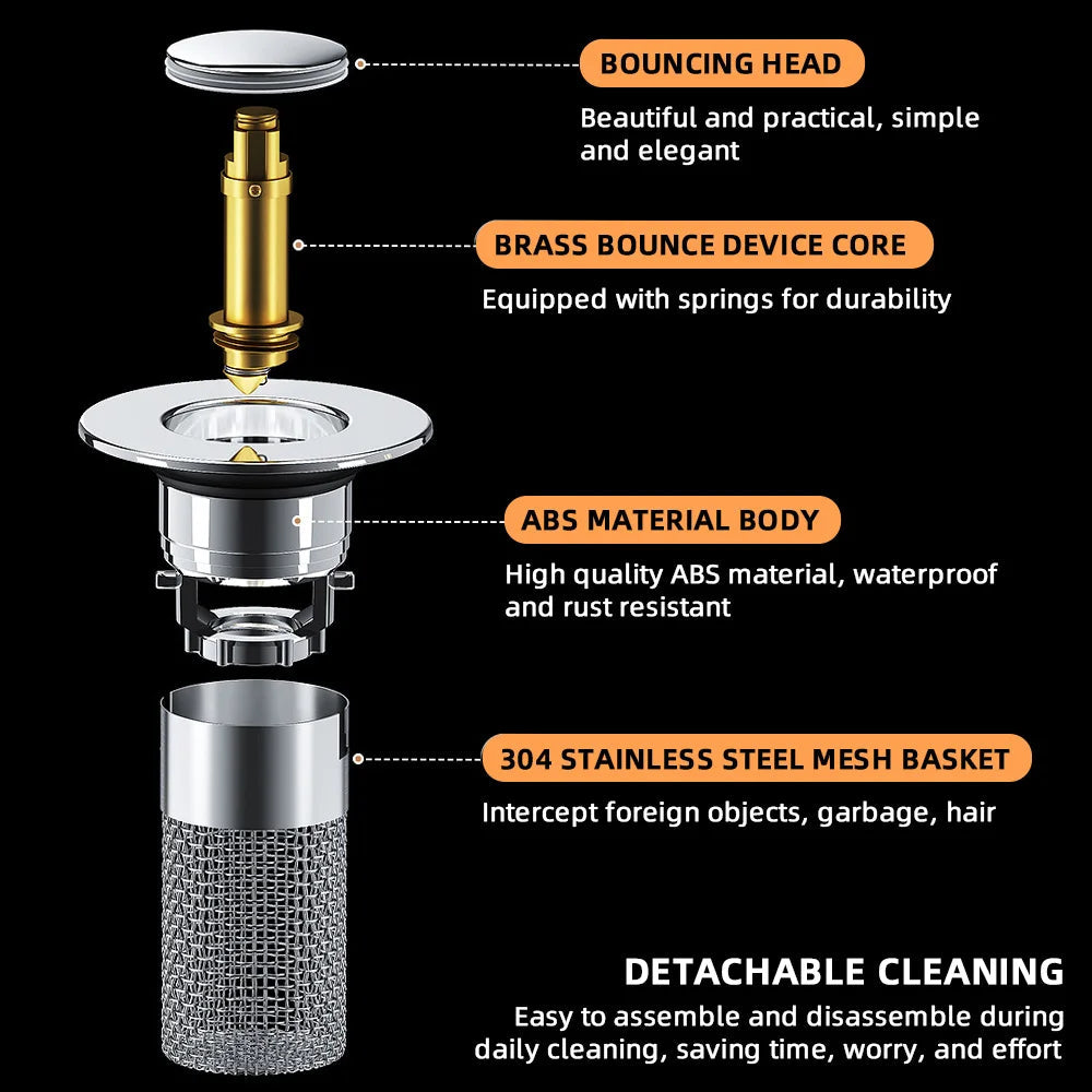 Avtoit | Pop-up Anti Clogging Drain Sink Strainer Filter