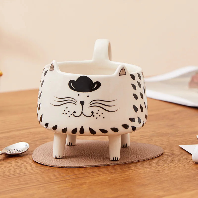 Avtoit | Happy Cat Long Legs Ceramic Mug