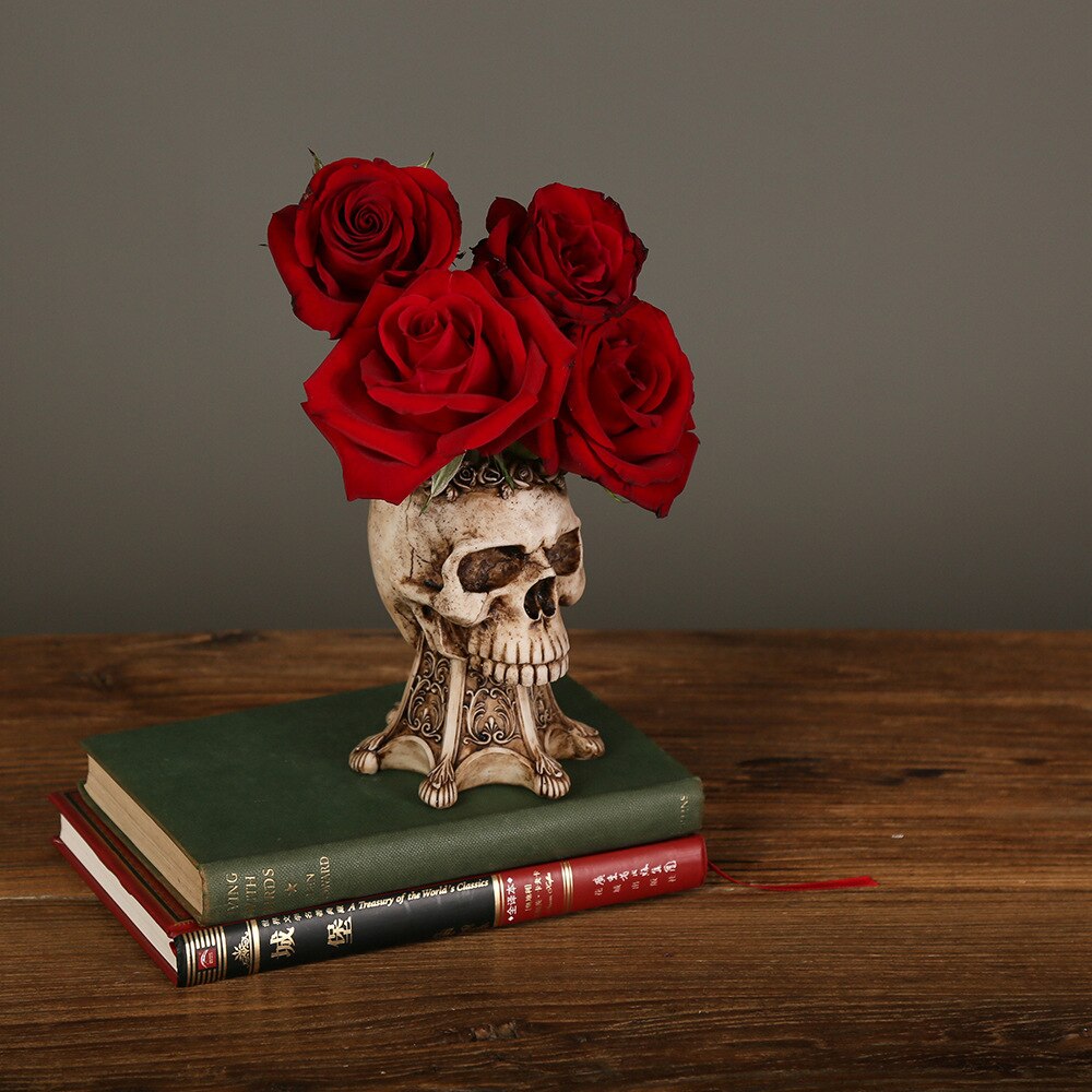 Avtoit | Resin Skull Flower Pot
