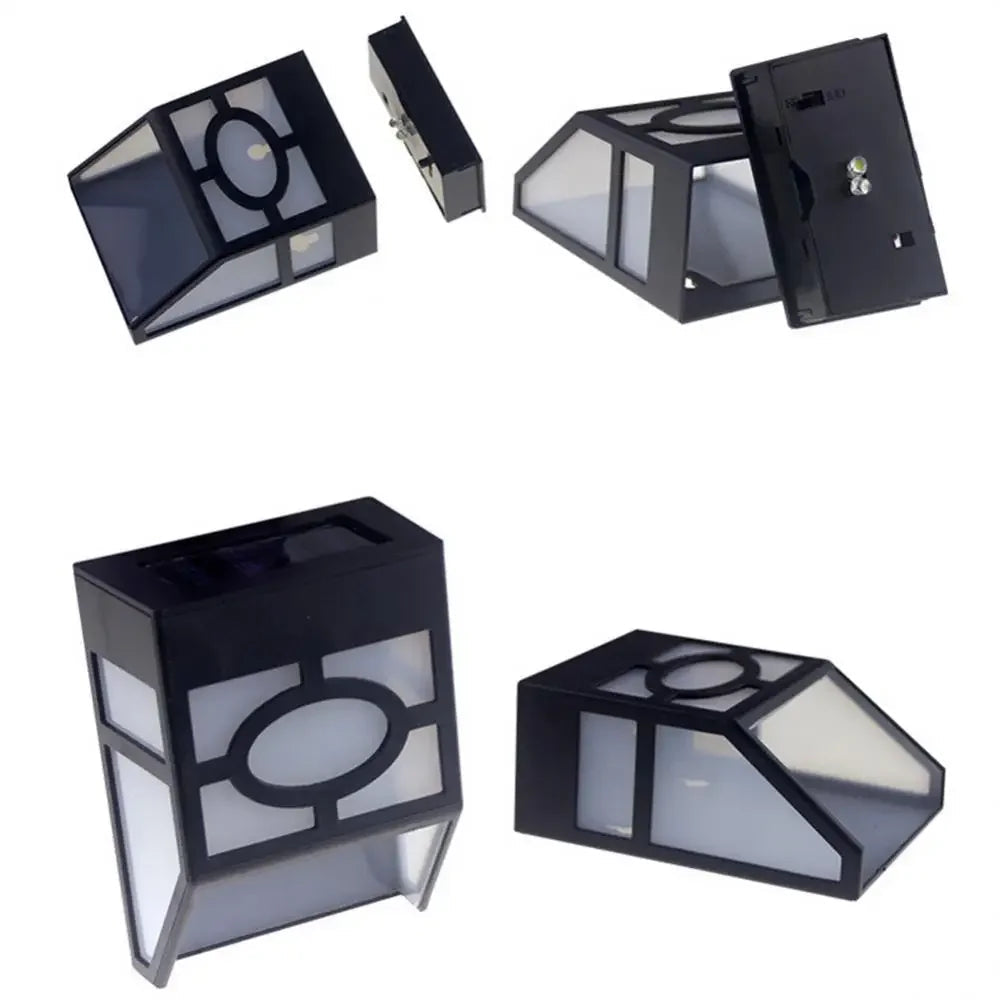 Solar LED Wall Light for Garden and Patio, Warm or White Light
