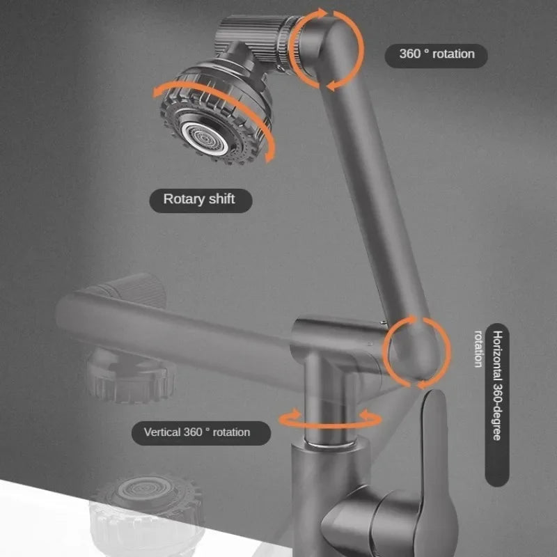 Avtoit | Spray water protected mechanical universal swivel arm faucet