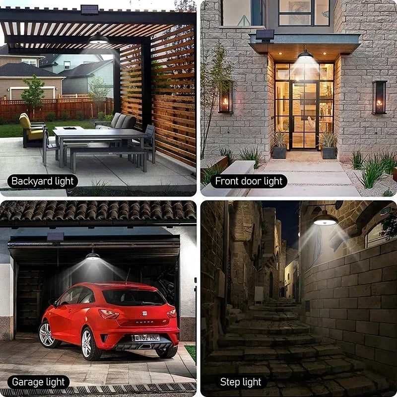 Avtoit | Solivara Solar Chandelier | With Sensor & Remote Control | IP65 | Warm/Cold White | 10h Runtime