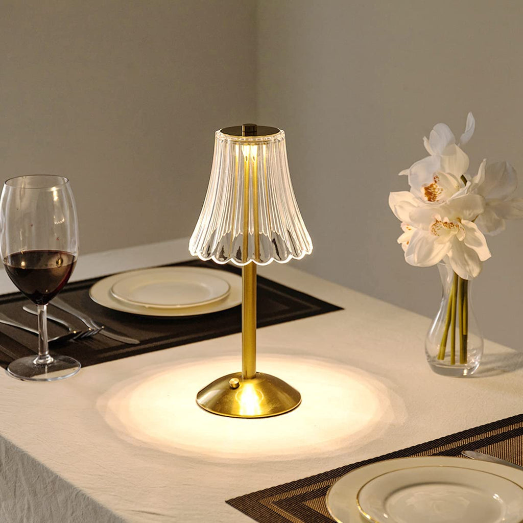 Avtoit | – Gold crystal table lamp