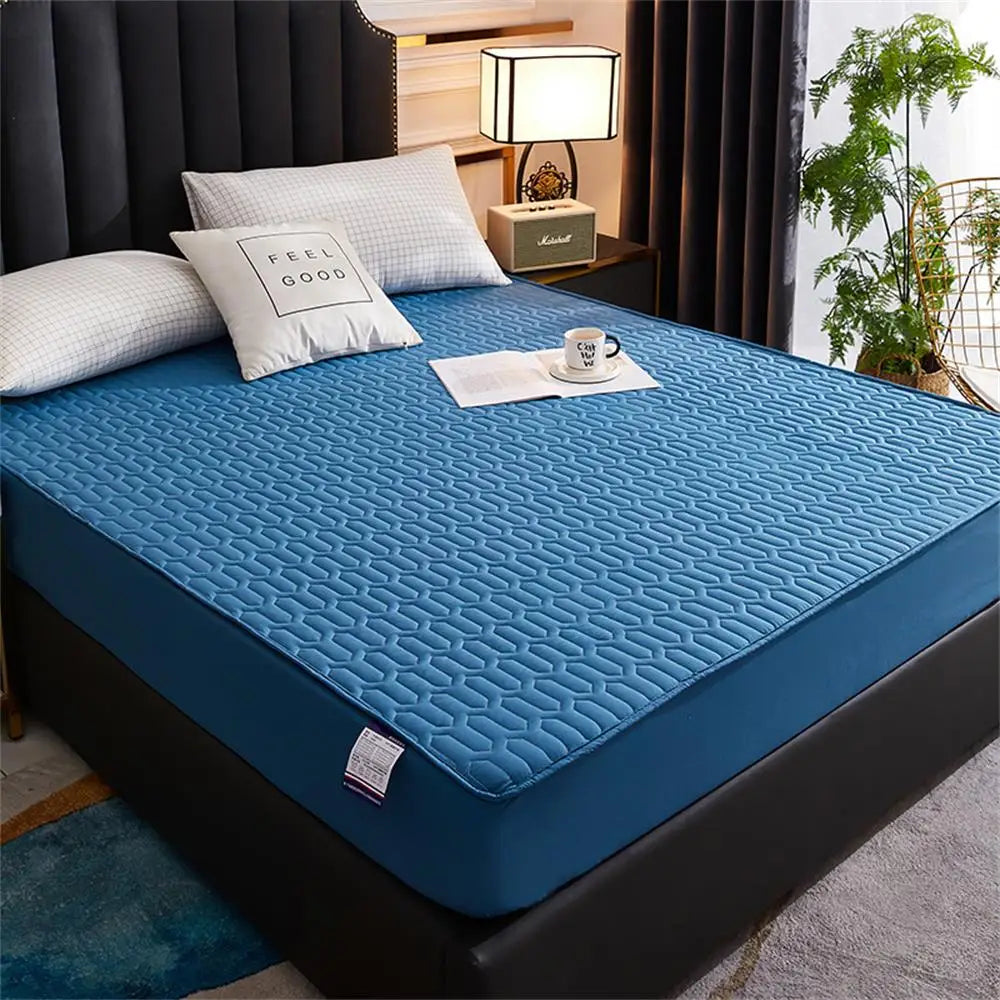 Avtoit | Waterproof Ultra-Soft Fitted Latex Mattress Pad Cover