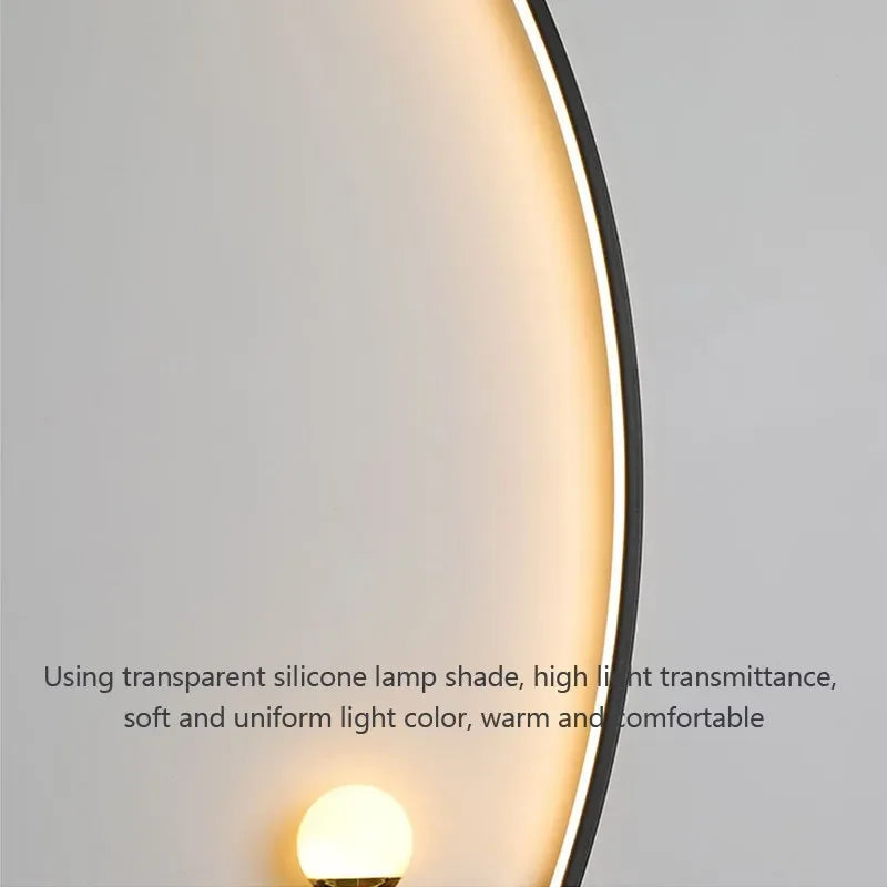 Avtoit | Contemporary Edge Wall Lamp – Black & Gold Indoor/Outdoor Lighting for Modern Spaces