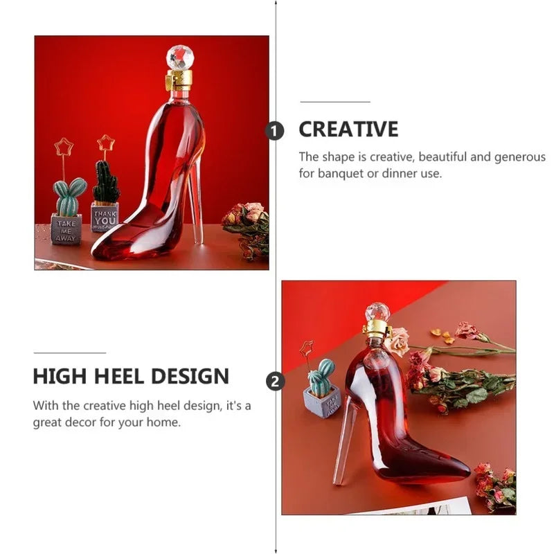 Avtoit | High Heel Fancy Glass Wine Decanter