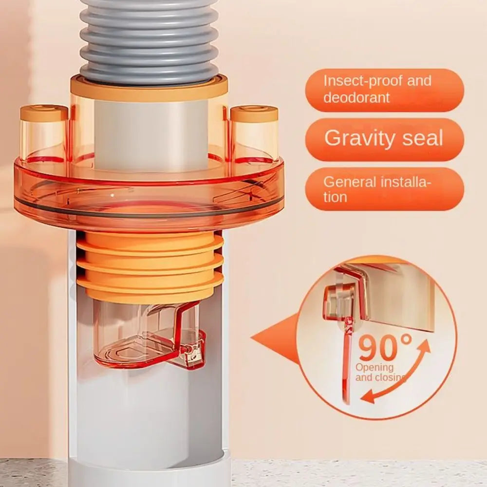 Avtoit | Odor Prevention Automatic Drainage Pipe Adapter Drainer