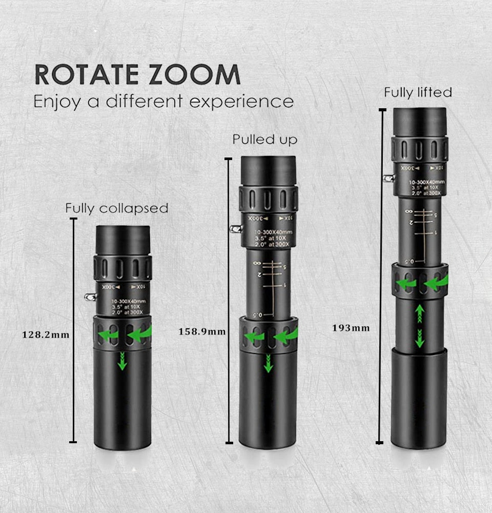 Avtoit | 10-300X Zoom Telescope for Mobile Phone