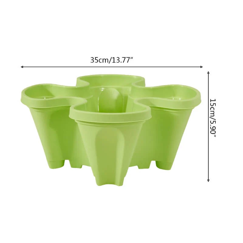 Avtoit | Space-saving stackable plant pots – Vertical planting system with wheels