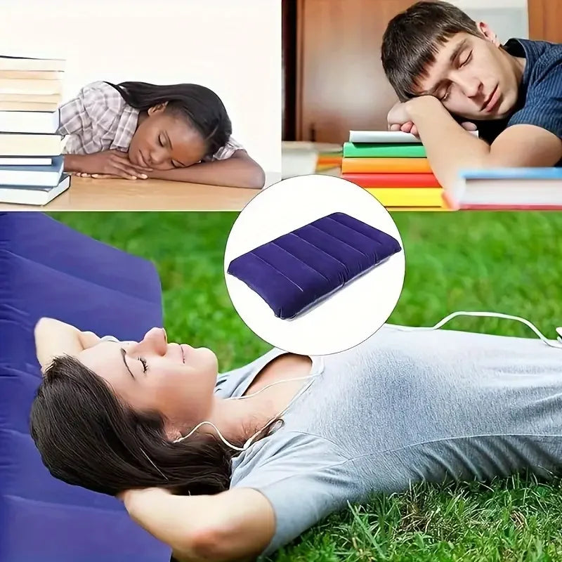 Avtoit | Napvoy Inflatable Travel Pillow | Foldable & Lightweight | 47×30 cm Comfort | For Camping & Air Travel