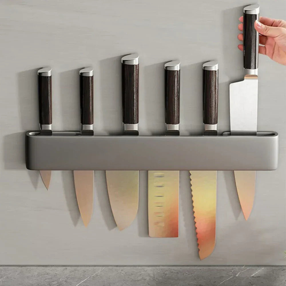 Avtoit | Knife holder - Knifey - Stainless steel - Multi-function shelf