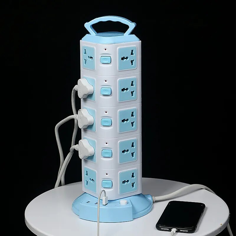 Avtoit | Tower Design Surge Protector Vertical Power Strip