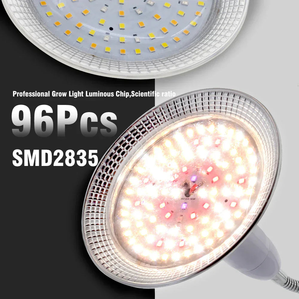 Avtoit | Solura Plant Lamp | E27 LED 18W | Full Spectrum Daylight | For Houseplants & Greenhouse