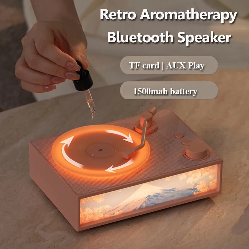 Avtoit | Vintage Design & LED Mood Lighting Wireless Aromatherapy Speaker