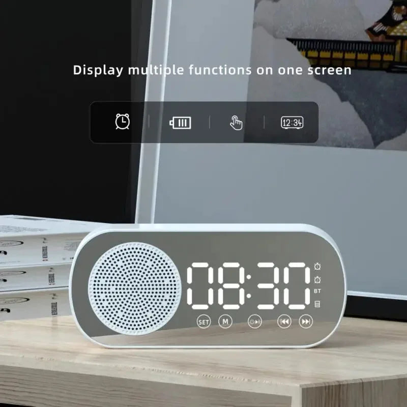 Avtoit | Digital Alarm Clock with Bluetooth Speaker & FM Radio