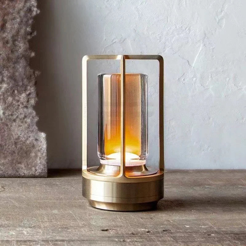Avtoit | Rechargeable Wireless LuxuryGlow Table Lamp - Elegant Wireless Lamp for Any Mood