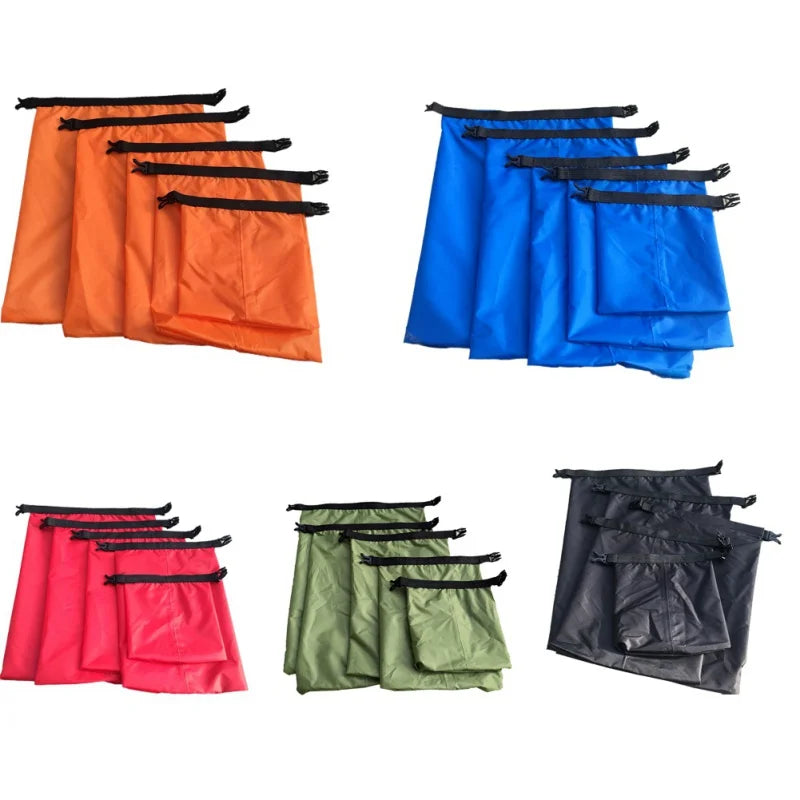 Avtoit | HydroSak Dry Bag Set | Waterproof & Ultralight | 5 Sizes | For Sports & Outdoor