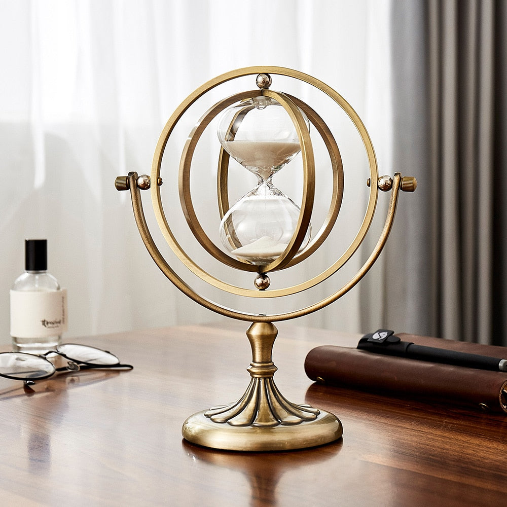 Avtoit | Time Charmer Metal Hourglass Decor