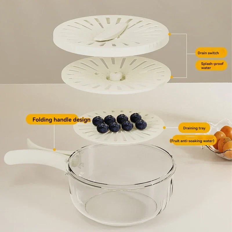 Avtoit | Space Saving Vegetable Fruit Drainer Basket