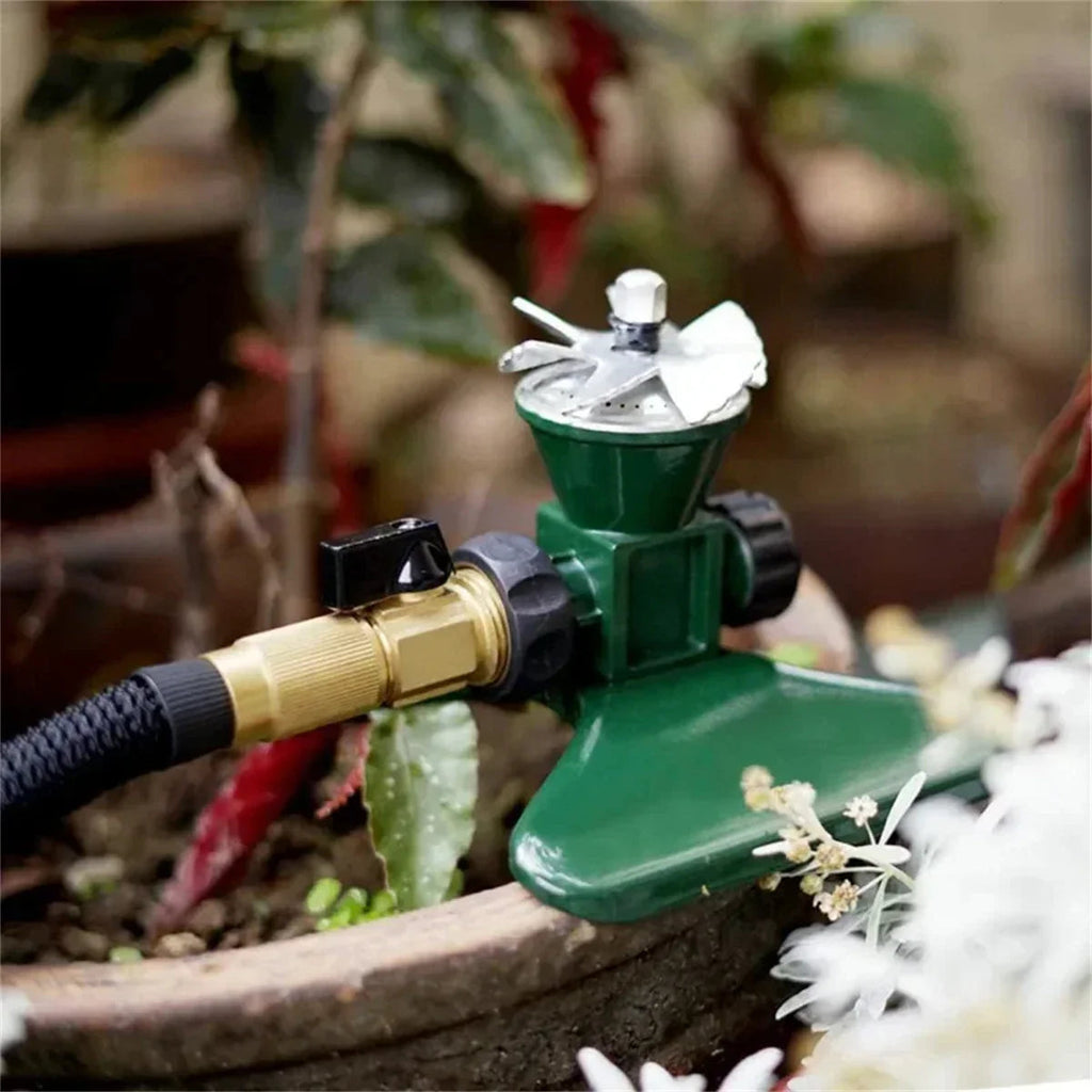 Avtoit | 360-Degree Automatic Rotating Metal Lawn Sprinkler – Effective Garden Watering Spray Head