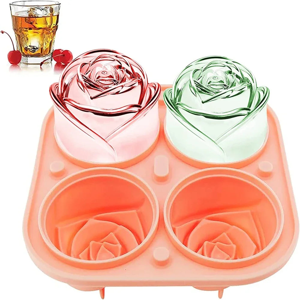 Avtoit | 3D Rose Ice Cube Trays
