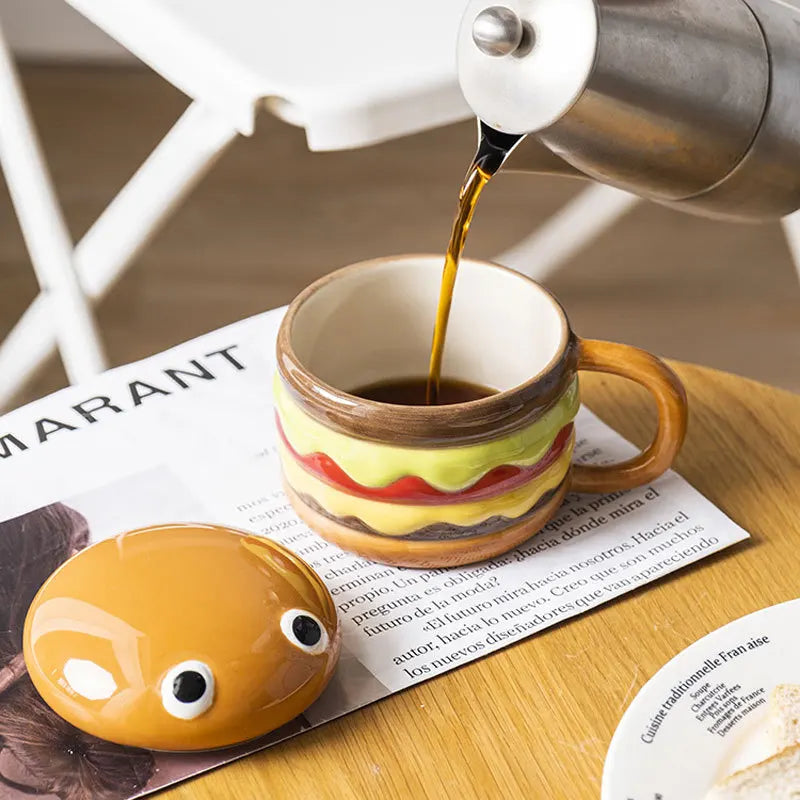 Avtoit | Yummy Hamburger-Shaped Ceramic Hamburger Mug