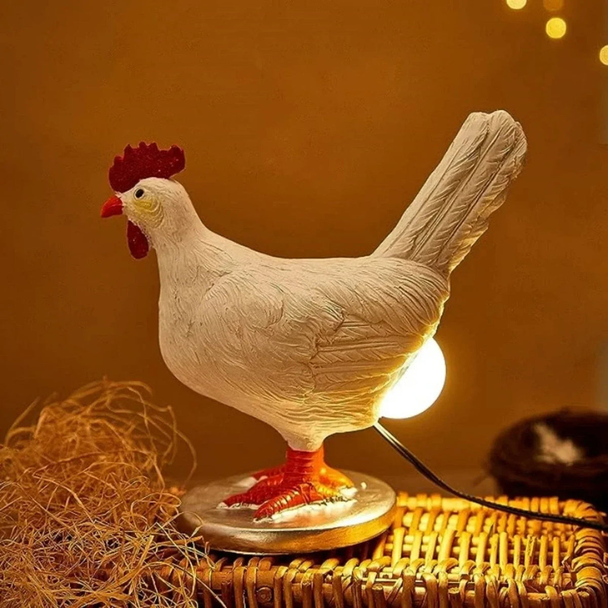 Avtoit | Farmhouse Chicken Table Lamp
