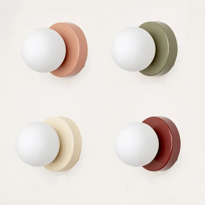 Avtoit | LumiGlobe - Modern Wall Lamp with Glass Block in Mid-Century Style