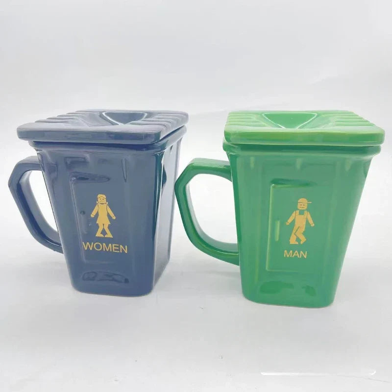 Avtoit | Squatting Toilet Shape Ceramic Mug
