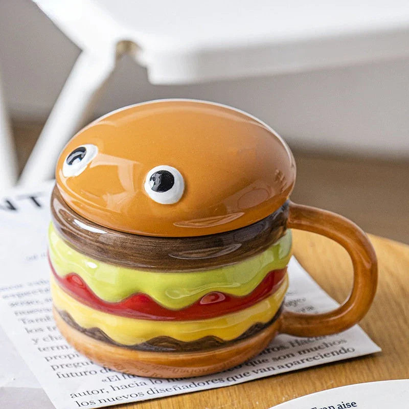 Avtoit | Yummy Hamburger-Shaped Ceramic Hamburger Mug