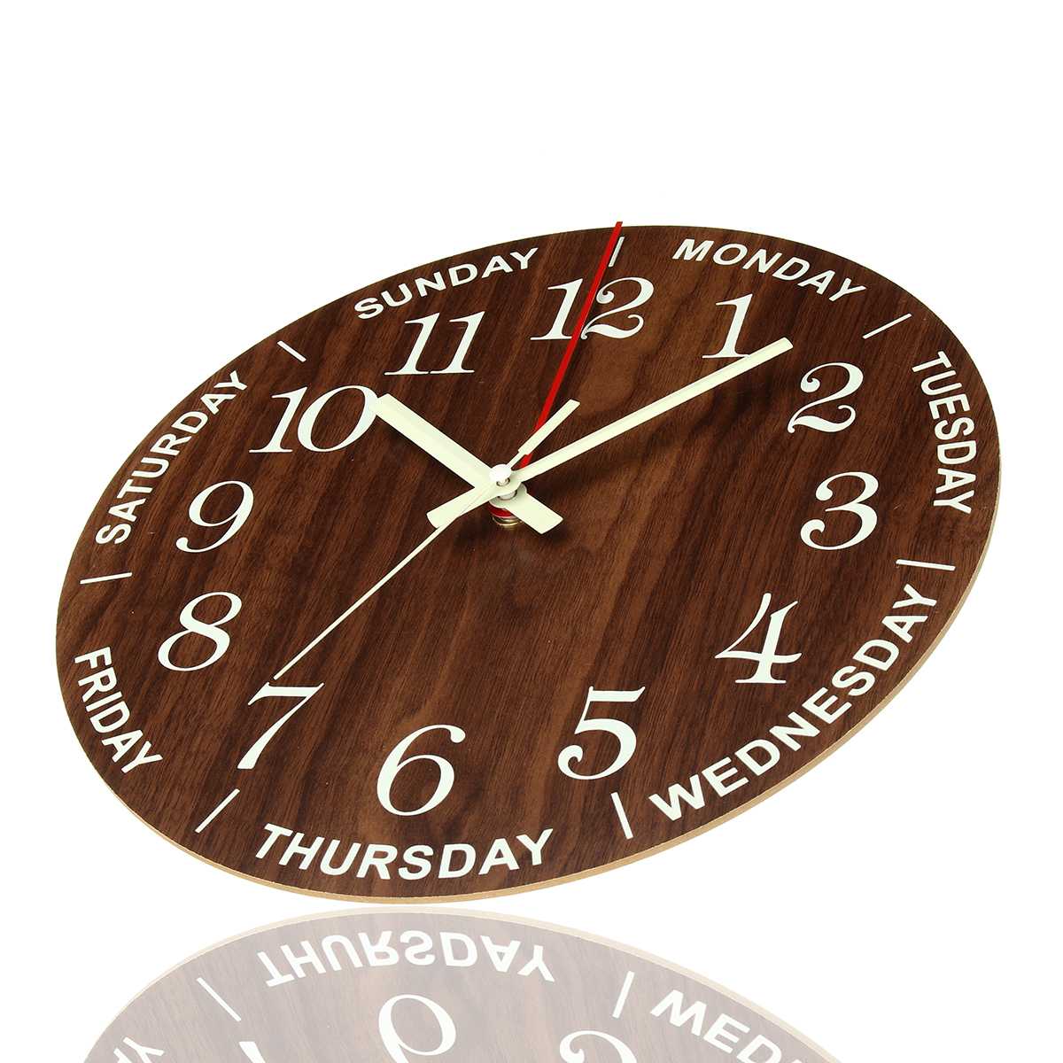 Avtoit | Nordic Luminous Wood Silent Wall Clock