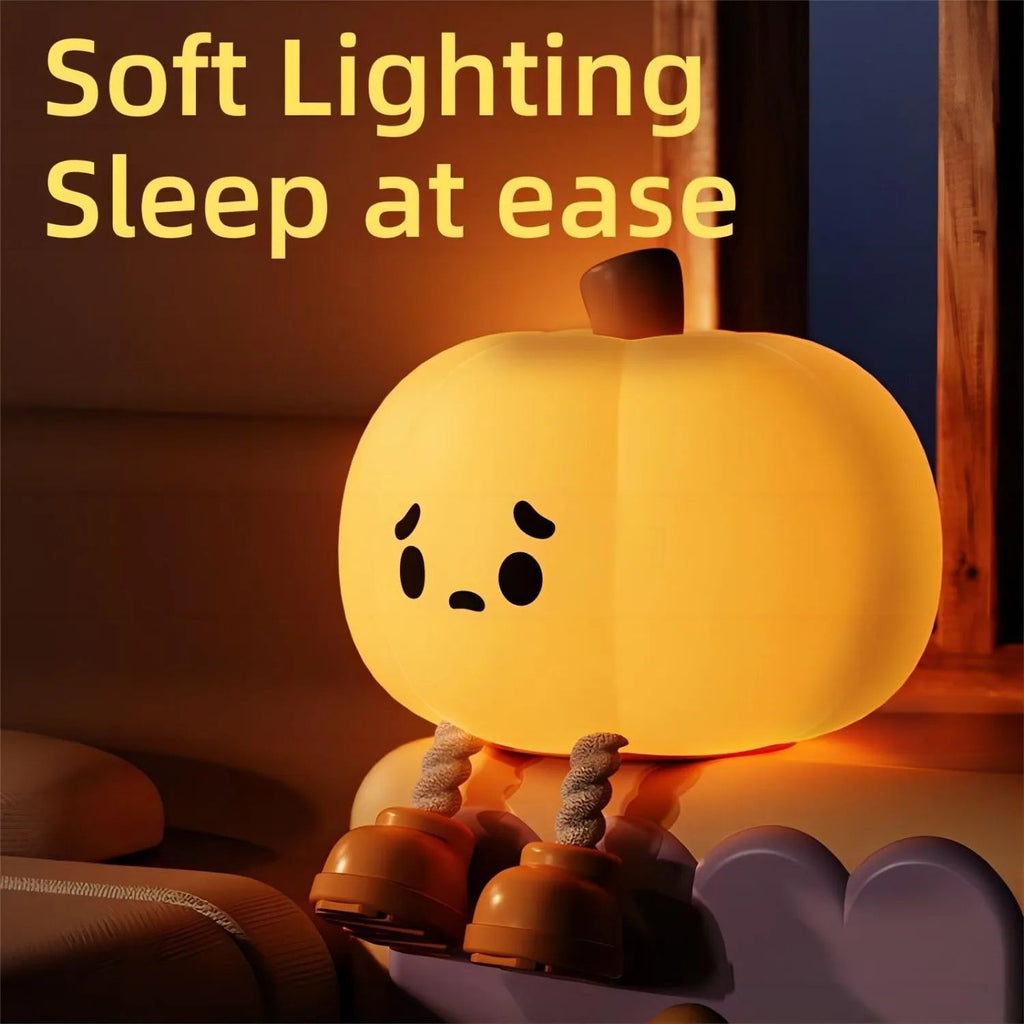 Avtoit | Sad Pumpkin Touch Sensor Lamp Decor
