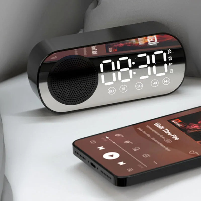 Avtoit | Digital Alarm Clock with Bluetooth Speaker & FM Radio