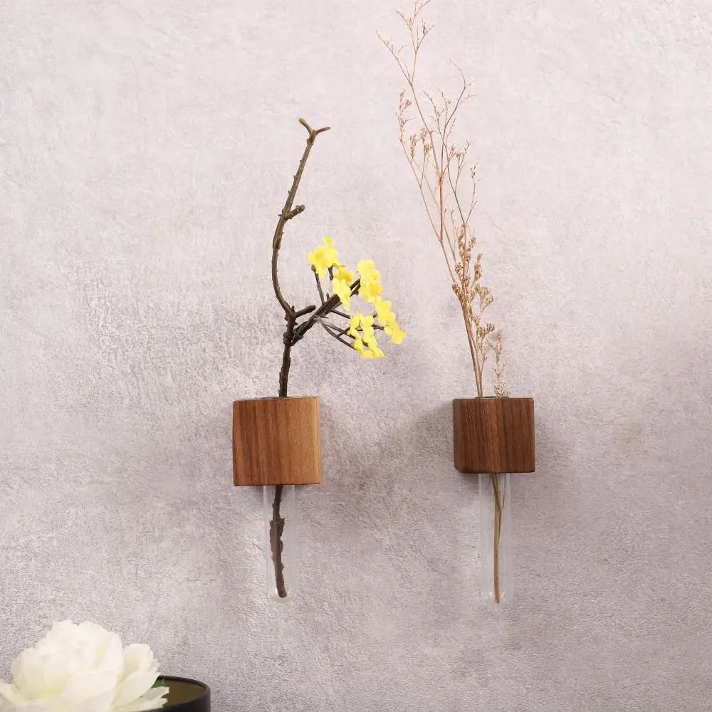 Avtoit | Wooden Magnetic Flower Tube Vase
