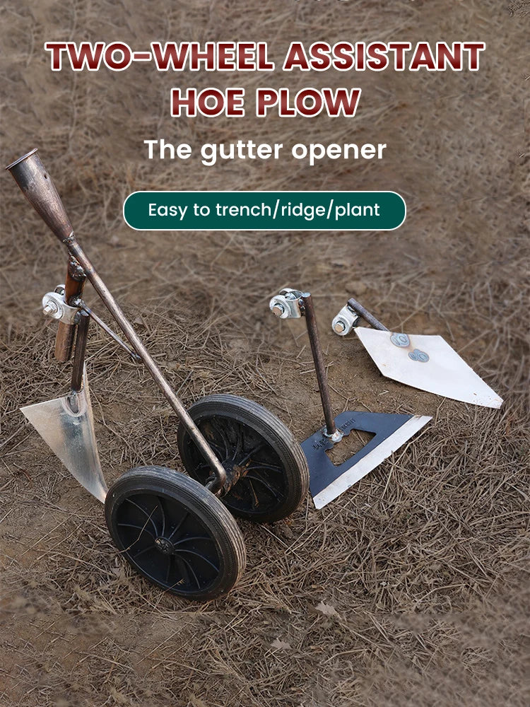 Avtoit | GravoHack Duo Hand Hoe | Forged Manganese Steel | For Weeding & Loosening | Suitable for Wooden Handles