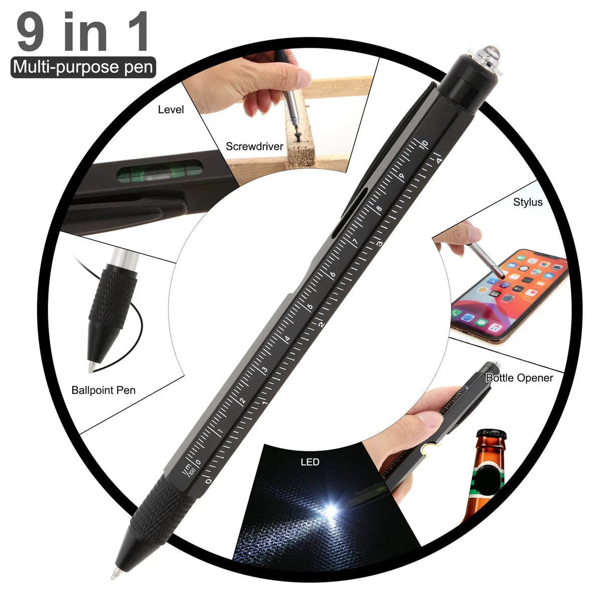 Avtoit | 9in1 Multifunctional Task Master Pen
