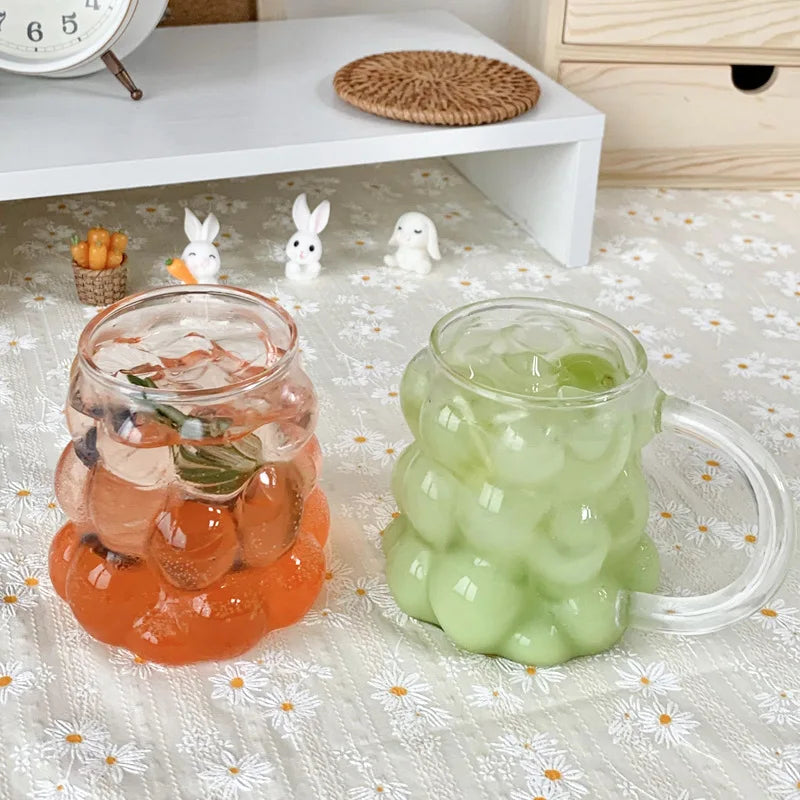 Avtoit | Sleek Glass Irregular Bubble Mug