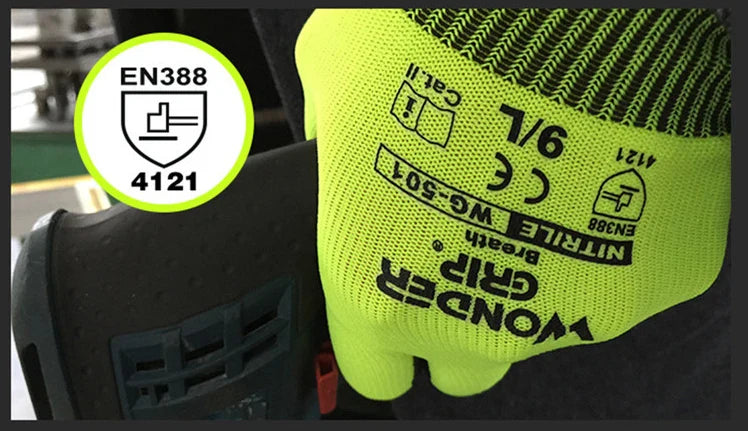 Avtoit | Work Gloves with Wonder Grip – Non-Slip Gloves for Gardening and Craftsmanship