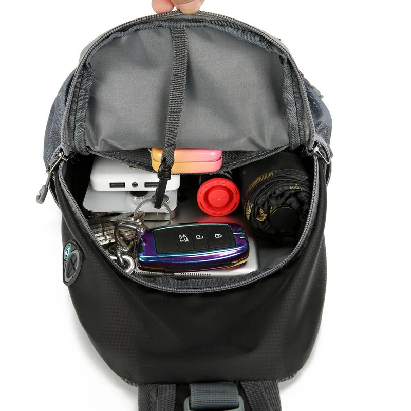Avtoit | SecurePack | Anti-Theft Waterproof Multi-Pocket Shoulder Backpack – Lightweight Crossbody Travel Bag
