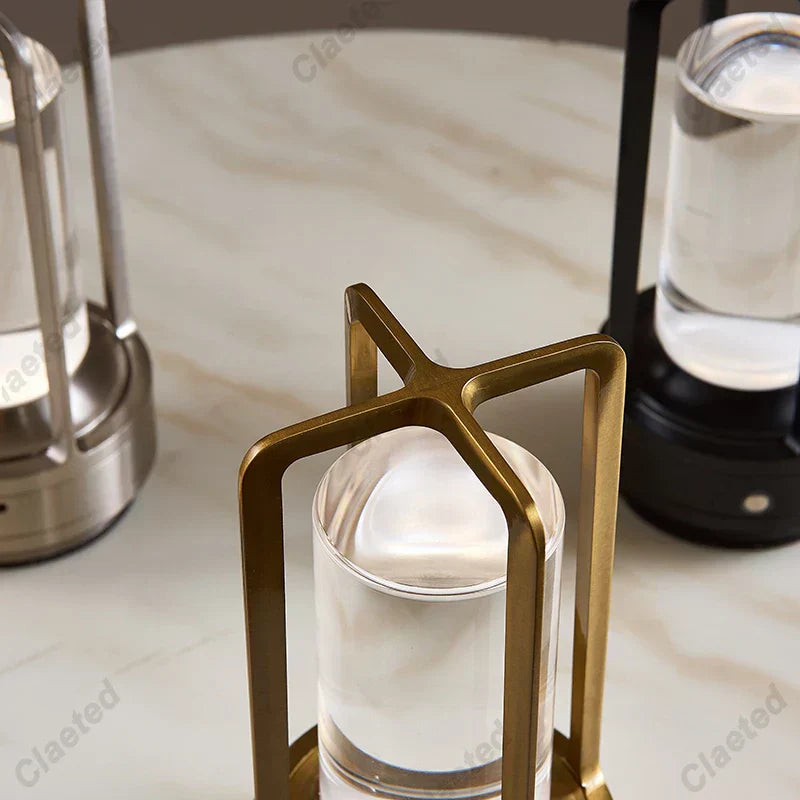 Avtoit | Rechargeable Wireless LuxuryGlow Table Lamp - Elegant Wireless Lamp for Any Mood