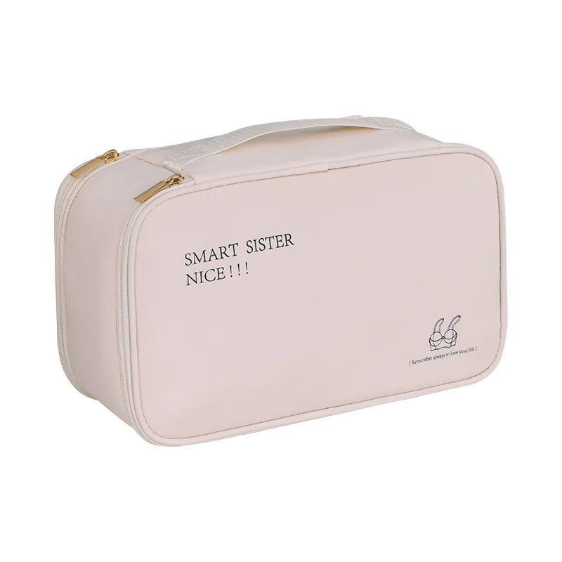 Avtoit | Travella Laundry Organizer | 2 Compartments & Compact | For Underwear & Socks | Light & Sturdy