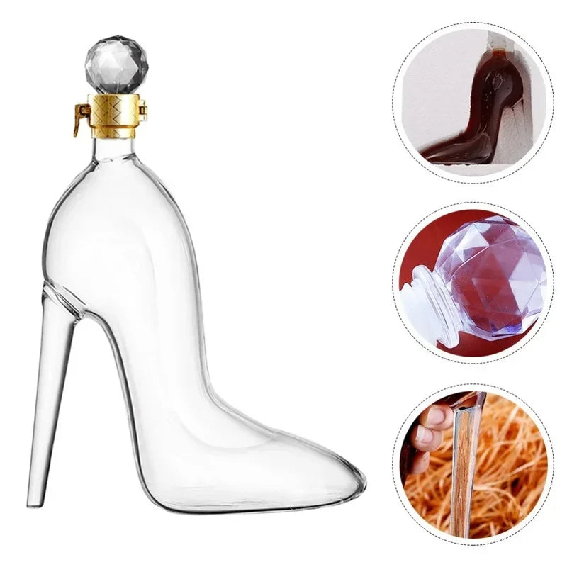 Avtoit | High Heel Fancy Glass Wine Decanter