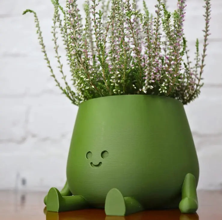 Avtoit | Self-watering Flower Pot – Cute face with flexible legs!