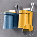 Avtoit | Self-adhesive toothbrush holder with cup – Space-saving