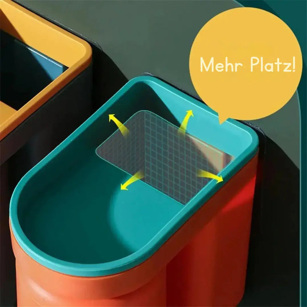Avtoit | Self-adhesive toothbrush holder with cup – Space-saving